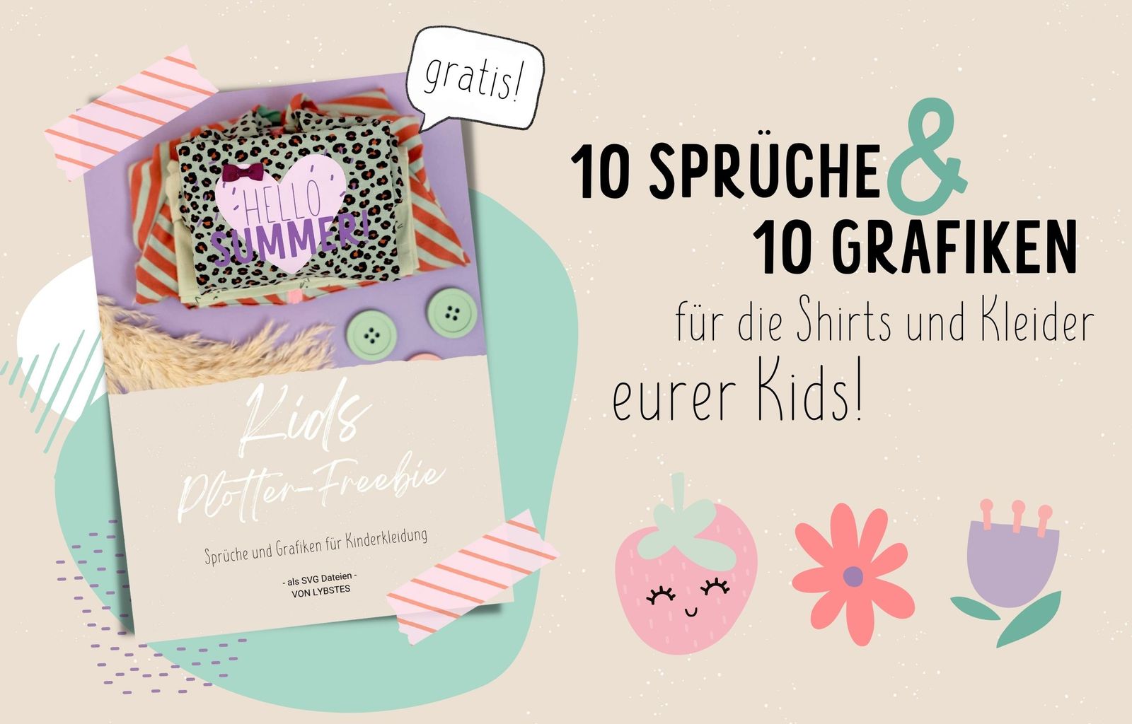 Freebie Lybstes KidsSprüche für den Plotter
