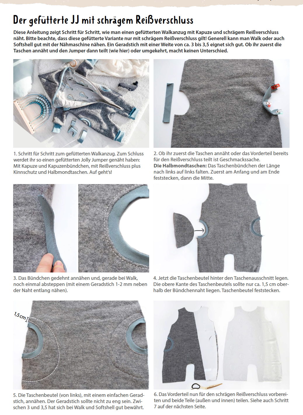 FREEBOOK Jolly Jumper (Gr. 5068) mit Reißverschluss