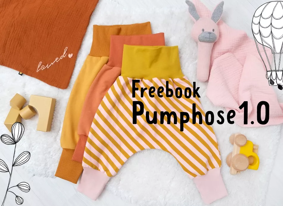 FREEBOOK: Baby Pumphose in den Größen 50-62