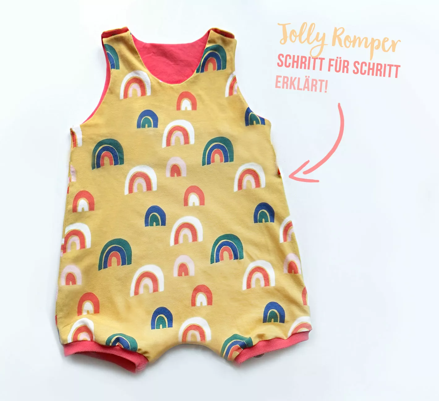 Lybstes Schnittmuster Nähen, Freebook, Jolly Romper, Sommer-Spieler, Jumpsuit, Jumper