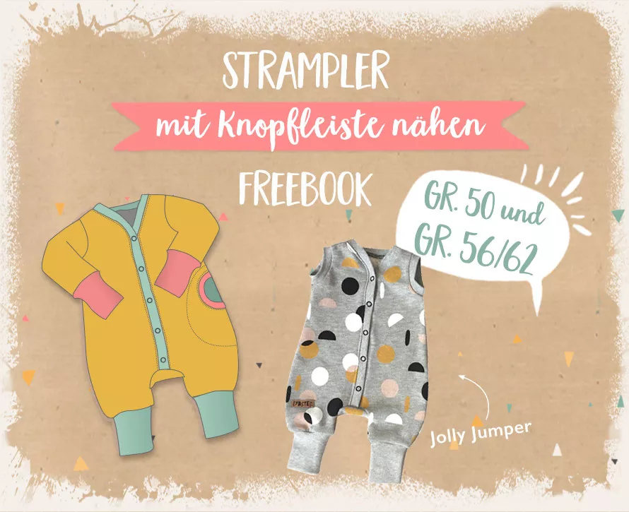 Lybstes Schnittmuster Nähen, Nähanleitung, Jolly Jumper, Jumpsuit, gefüttert, Schritt-für-Schritt-Anleitung