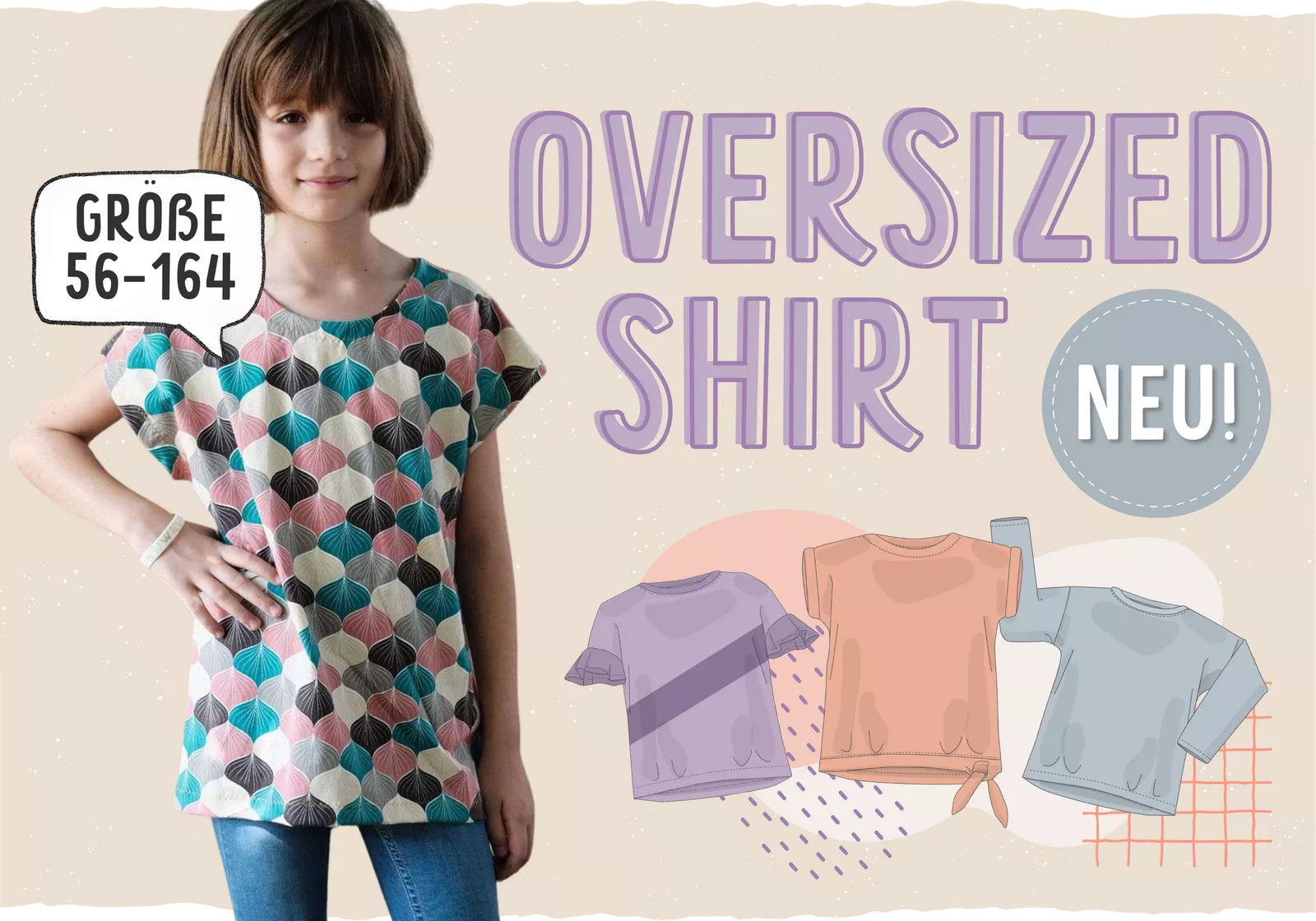 NEU: Oversized Shirt für Kids